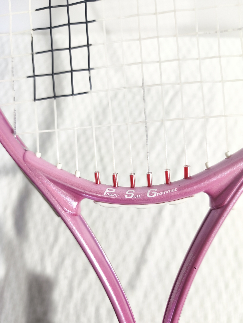 Pink Tennis Racket with White Grip - Picture 5 of 13
